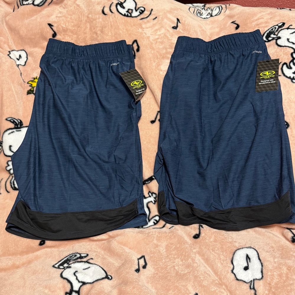 Athletic Works Men's Jersey Knit Shorts, 9" Inseam